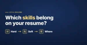 Which skills belong on your resume — hard skills, soft skills, and where to place them